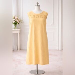 Liz Claiborne Light yellow dress NWT